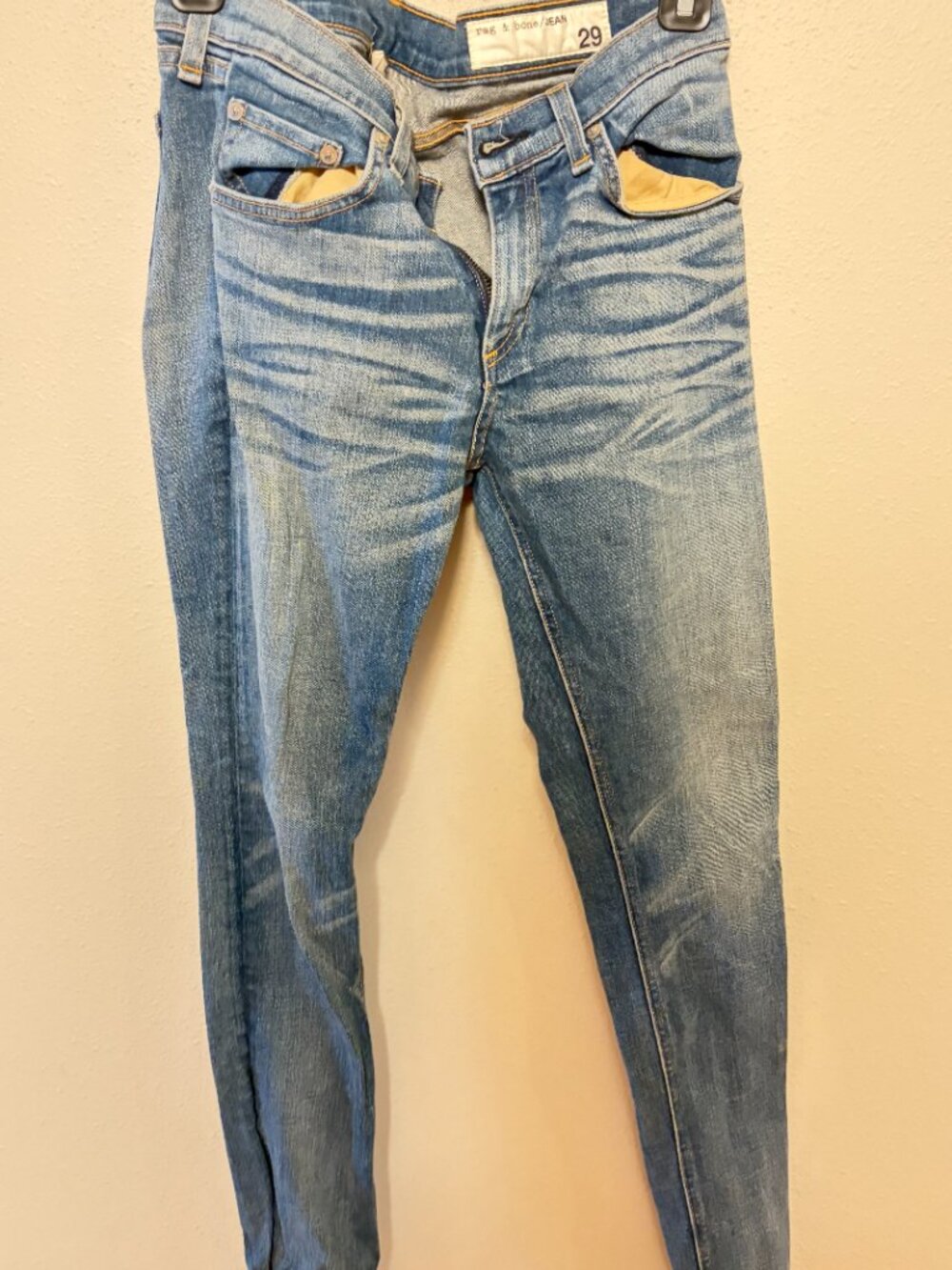rag & bone/JEAN The Skinny Jeans Size 29 Medium Wash Blue Denim